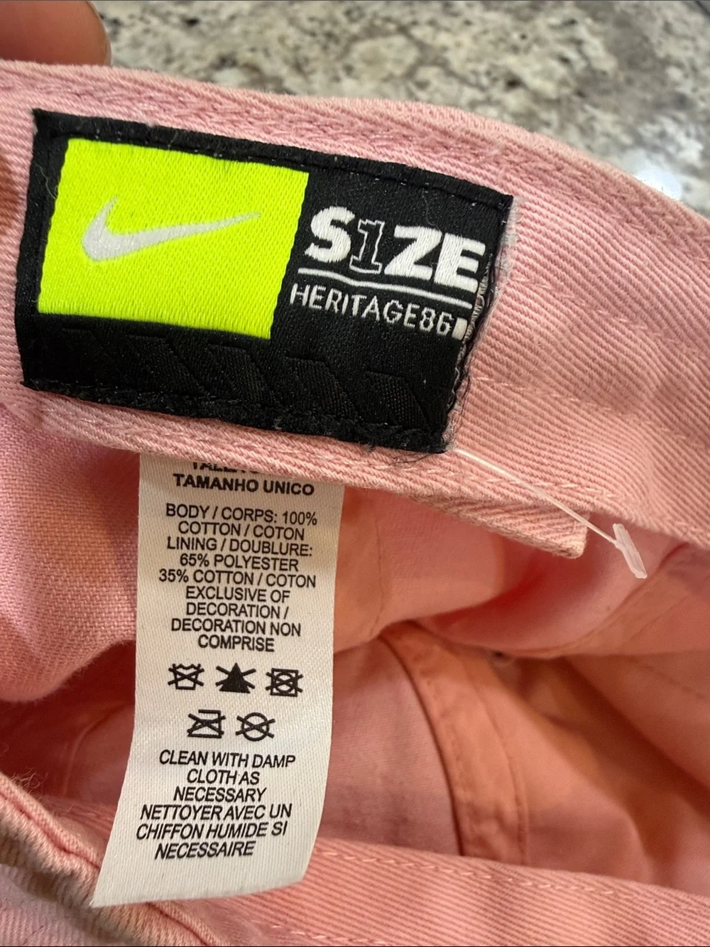 Nike Pink Embroidered Swoosh Toddler Girl Baseball Cap